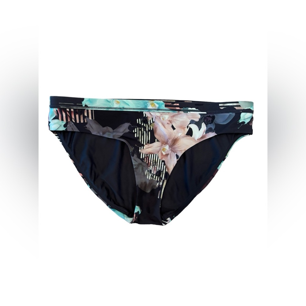 Calia by Carrie Underwood Swim Collection Floral Bikini Bottom Small